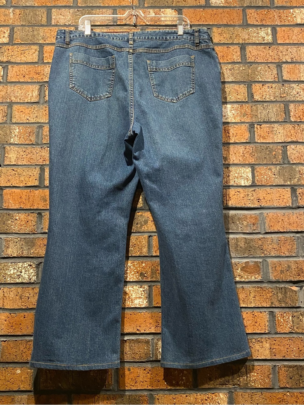 STYLE & CO. CLASSIC BLUE JEAN with BEAUTIFUL BEADED APPLIQUÉ - Picture 10 of 16